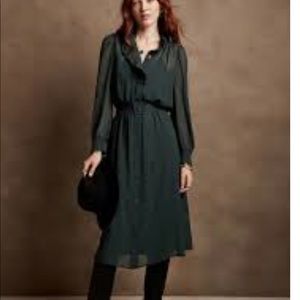 Banana Republic belted shirt dress size s